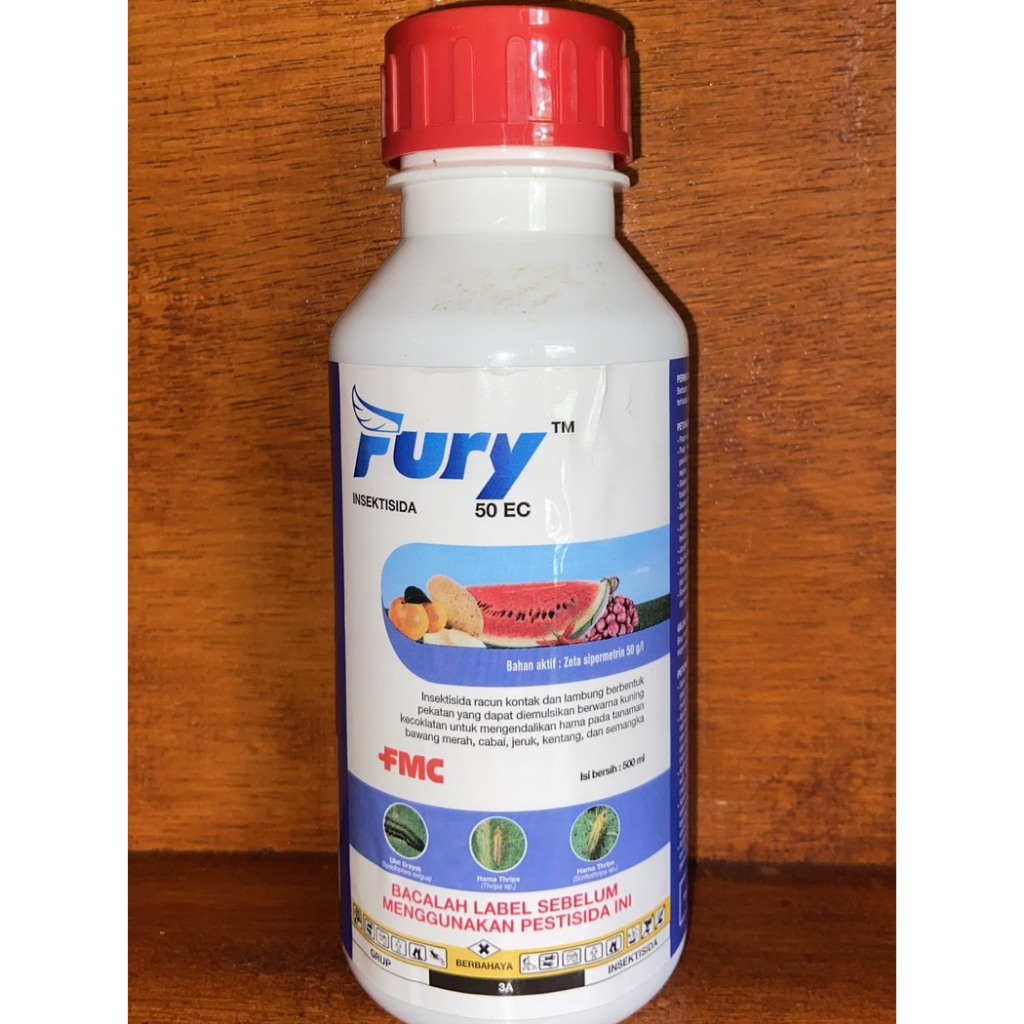 Insektisida Fury 50EC (500 ml) - insektisida racun kontak dan lambung berbentuk pekatan kuning kecok