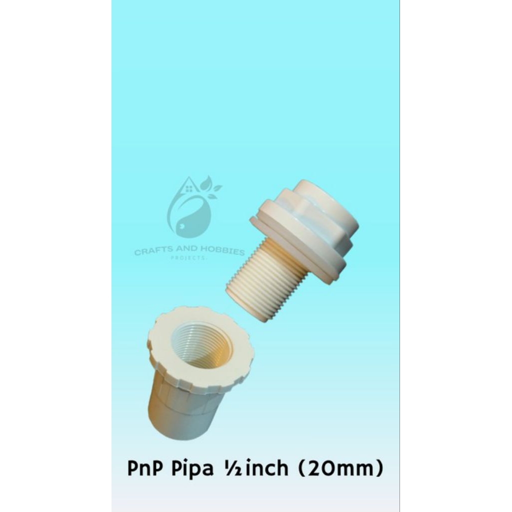 BULKHEAD PIPA AQUARIUM 20MM
