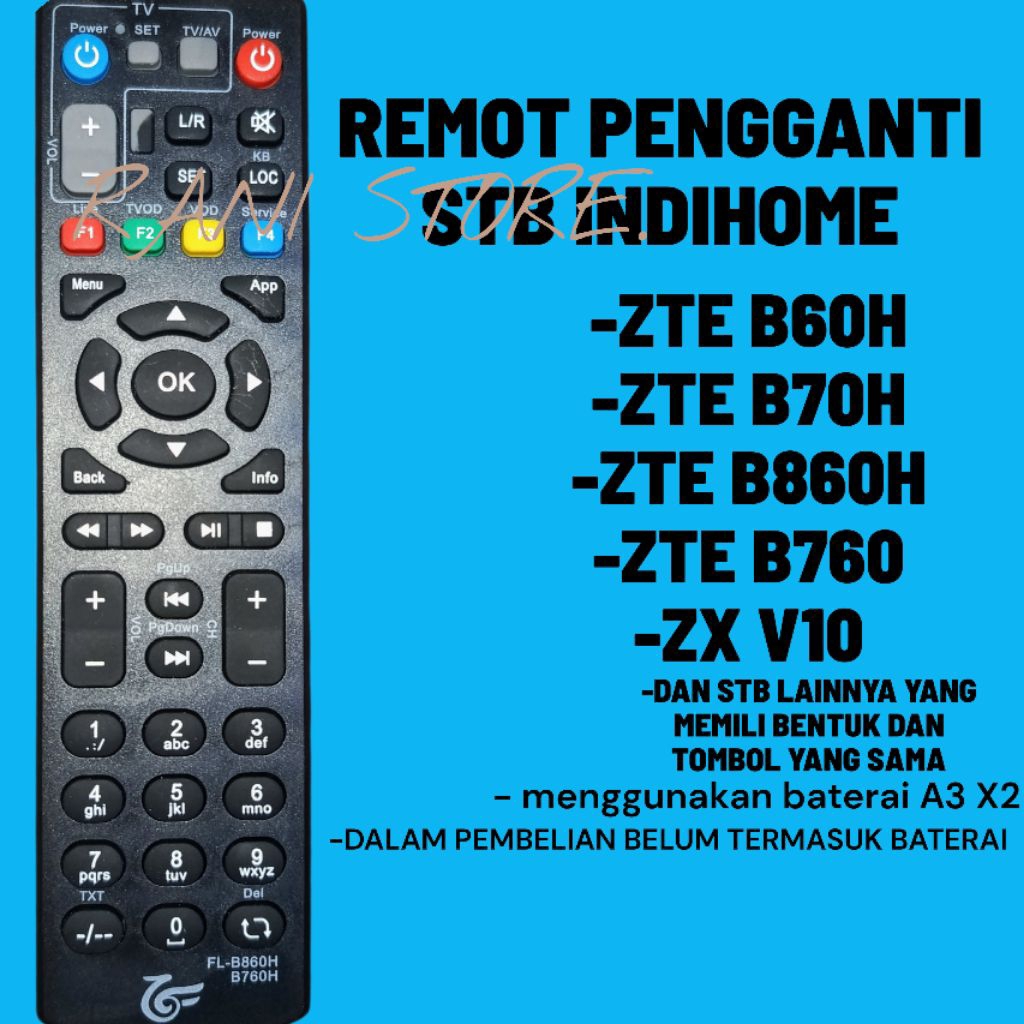 REMOT STB ANDROID ZTE B860 B860H B870H