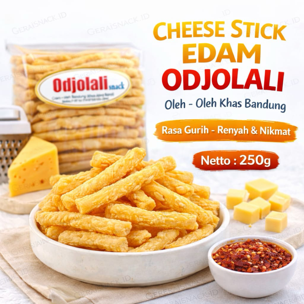 Cheese Stick Odjolali Stick Keju Edam Oleh2 Khas Bandung 250g