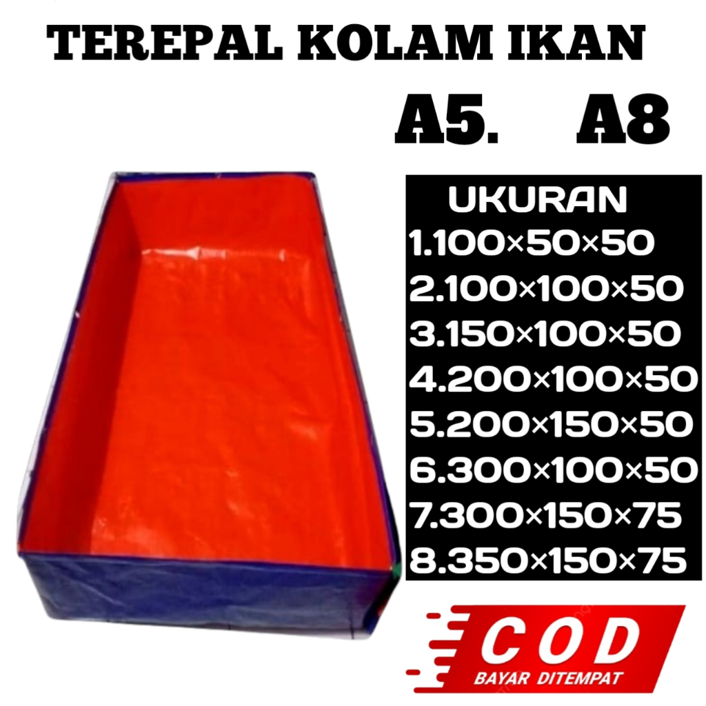 Terpal Kolam Ikan Korea Berkualitas Anti Bocor
