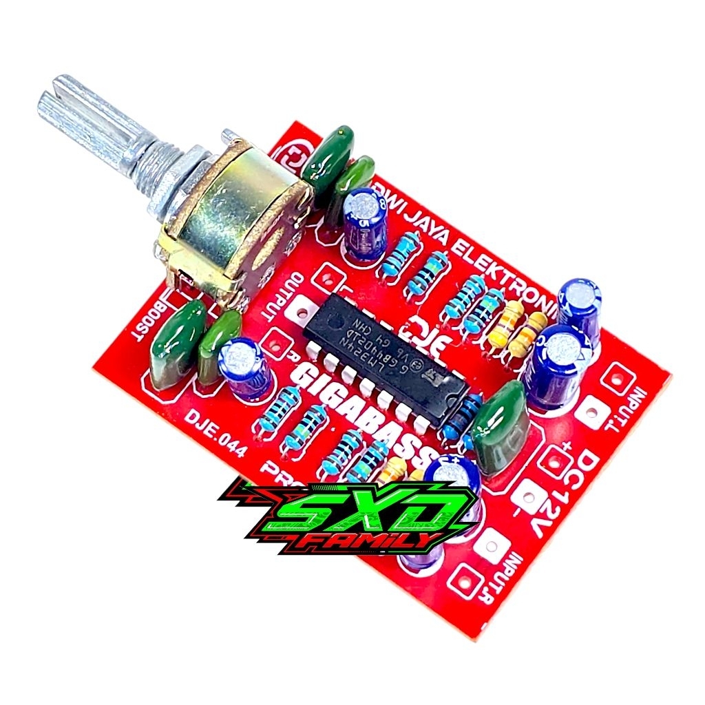 KIT GIGA BASS BOSTER PENAMBAH BASS  DC 12