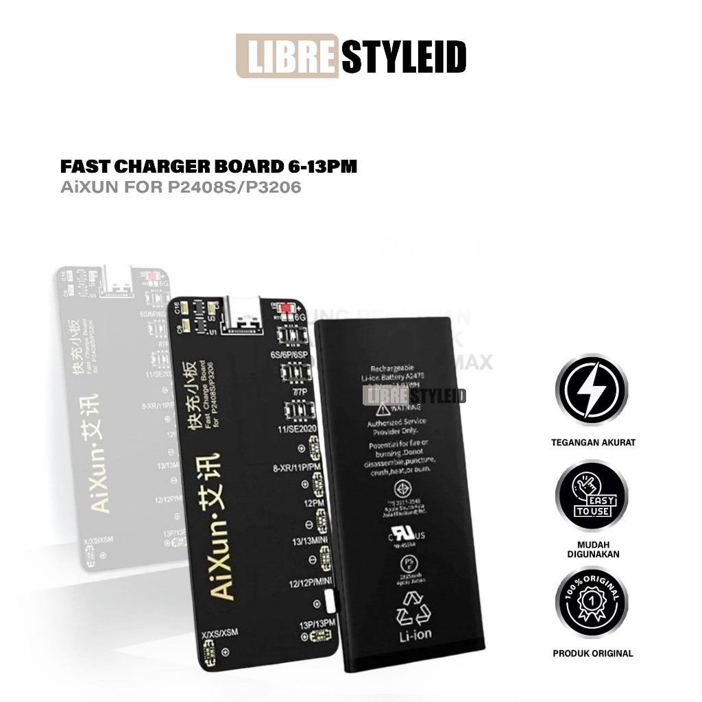 AIXUN Fast Charger Board for P2408S/P3206 Support 6-13PM Original