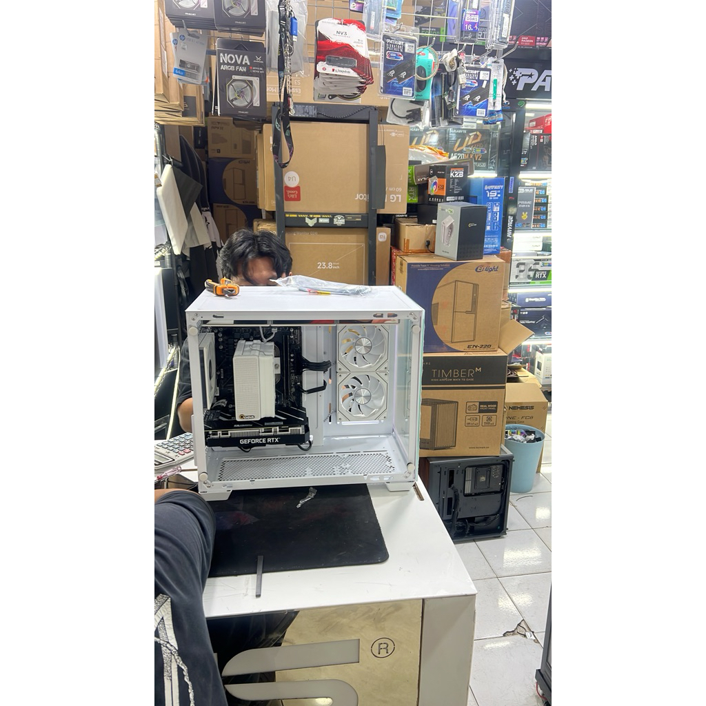 PC RAKITAN GAMING CUSTOM RYZEN 5 5600 + RTX3050 6GB