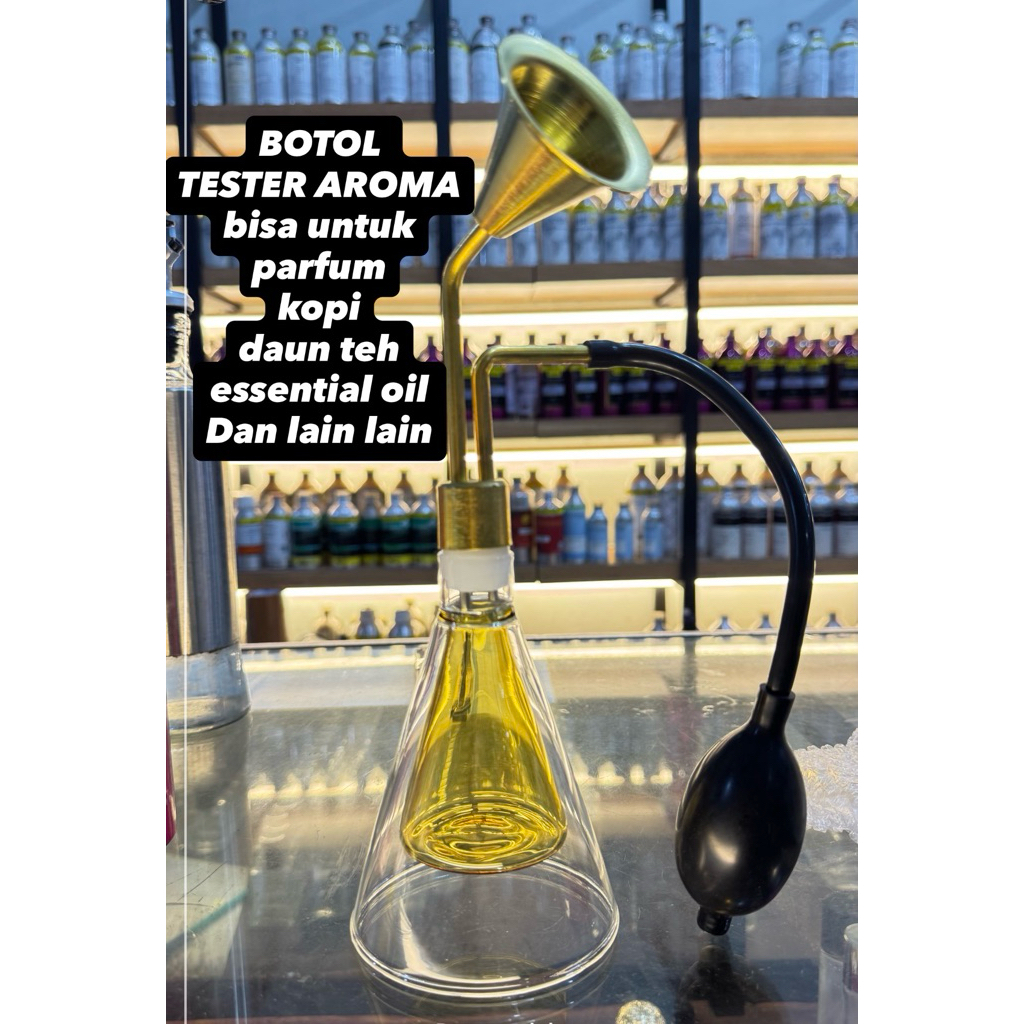 ALAT UNTUK TESTER AROMA PARFUM ,KOPI DAN LAIN" alat smilling parfum BERBAHAN KACA