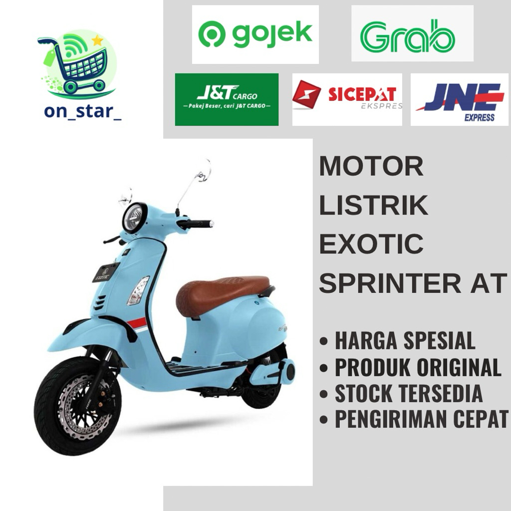 Motor Listrik Exotic Sprinter AT Emotor Pacific Sprinter AT