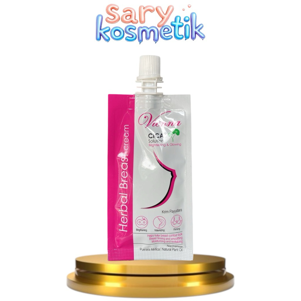 e,ox_ VIENNA herbal breast cream 80 gr - krim payudara cica+ solution brightening & glowing