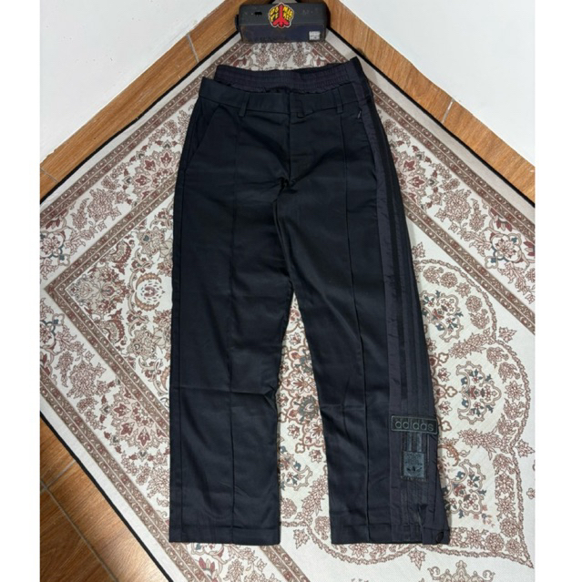 BLUE VERSION WOVEN 4dbreak TRACK TROUSERS, BLACK