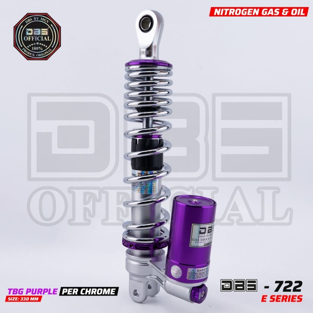 DBS 722  Series Shock Belakang Tabung Bawah Mio Beat Vario Stylo160 Scoopy Mio J GT M3 Lexi Xeon Sou