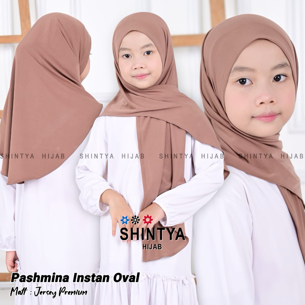 Pashmina Instan Oval | Pashmina Instan Anak