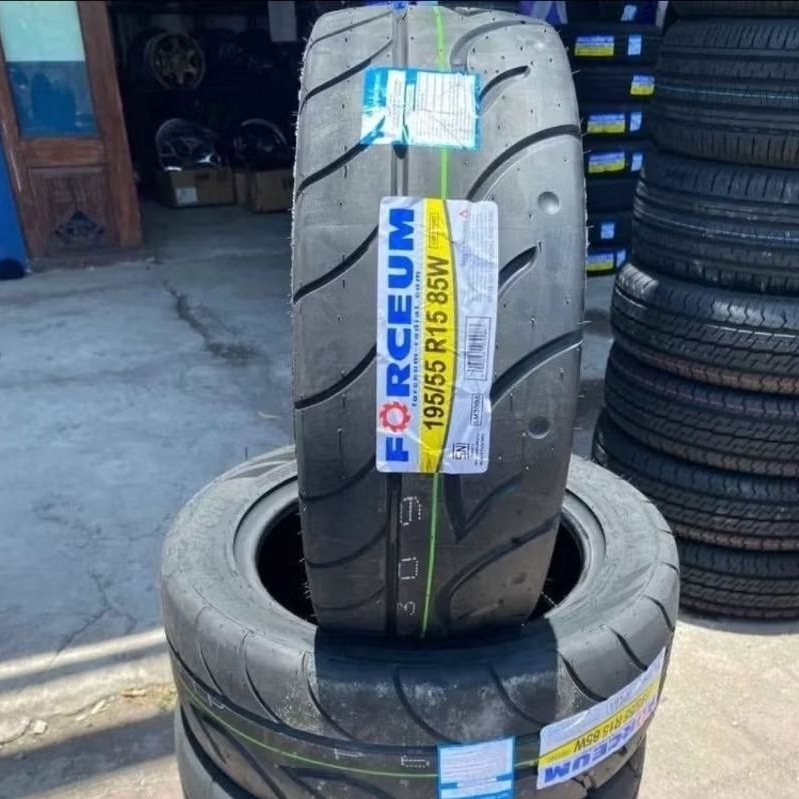 BAN BERKUALITAS SEMI SLICK FORCEUM EXP SPORT 195/55 R15