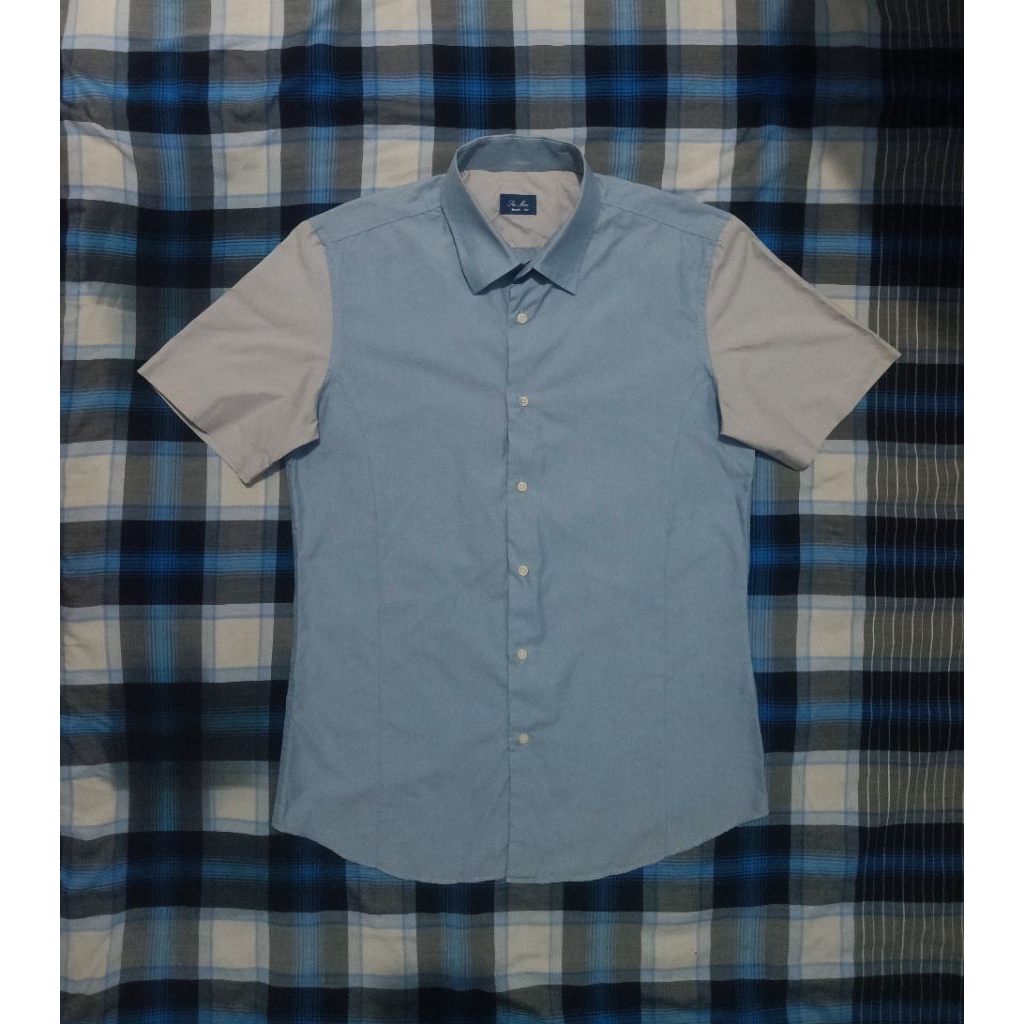 Kemeja STCO Man 2 Colour SZ M (min noda, baca deskripsi)