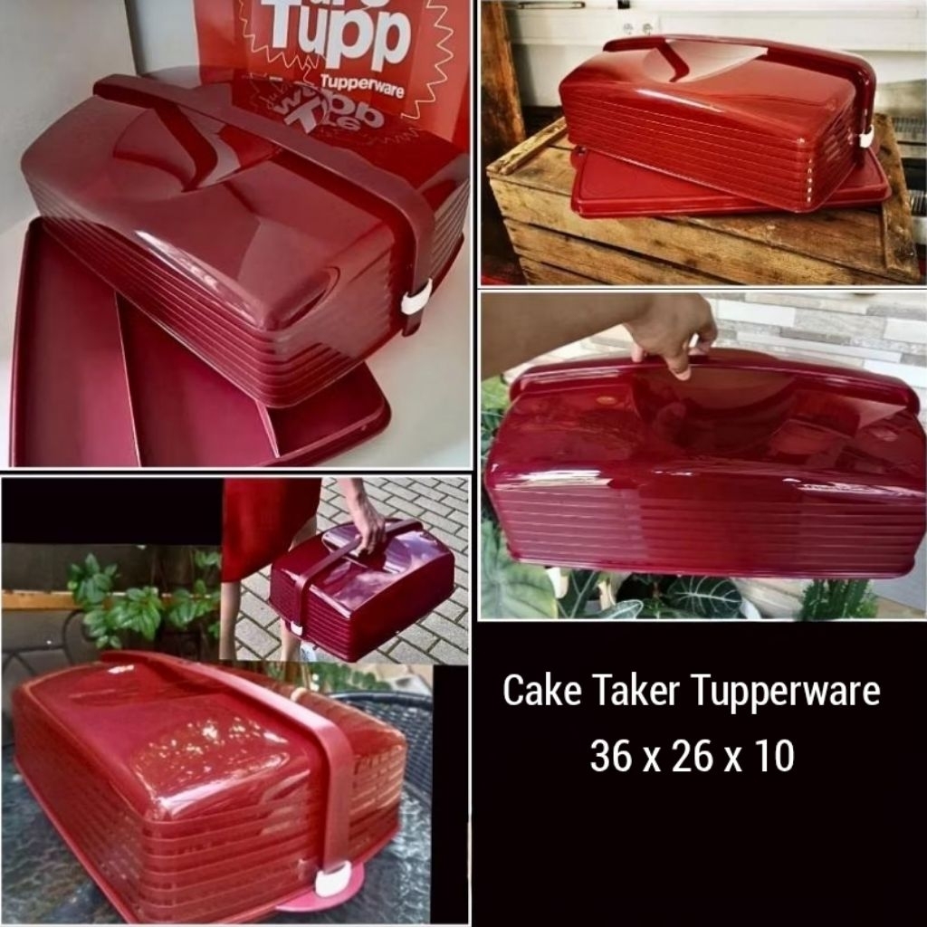 Cake Taker Round Tupperware