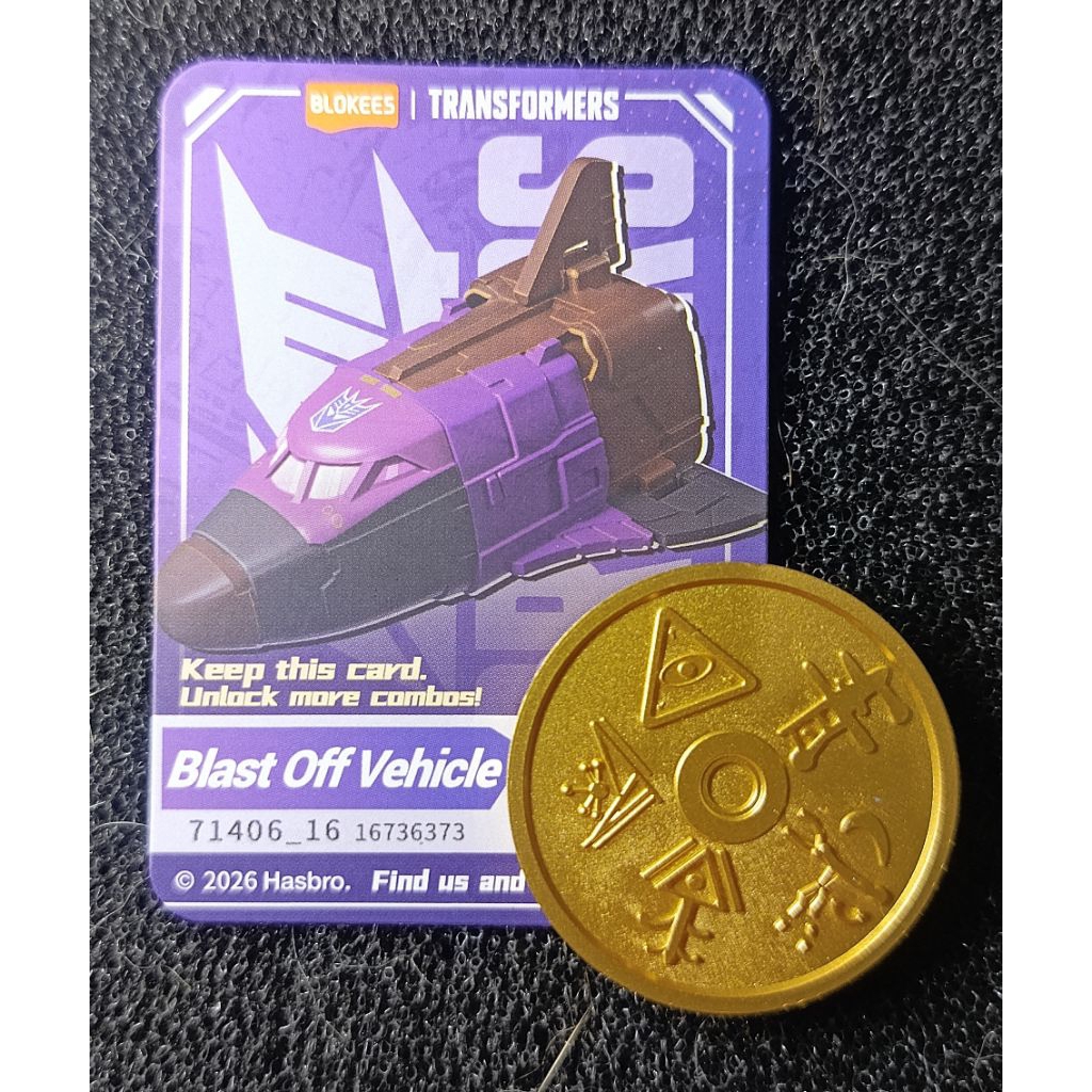 Blokees Transformers GVD06 - BLAST OFF (SPECIAL ANCIENT COIN)