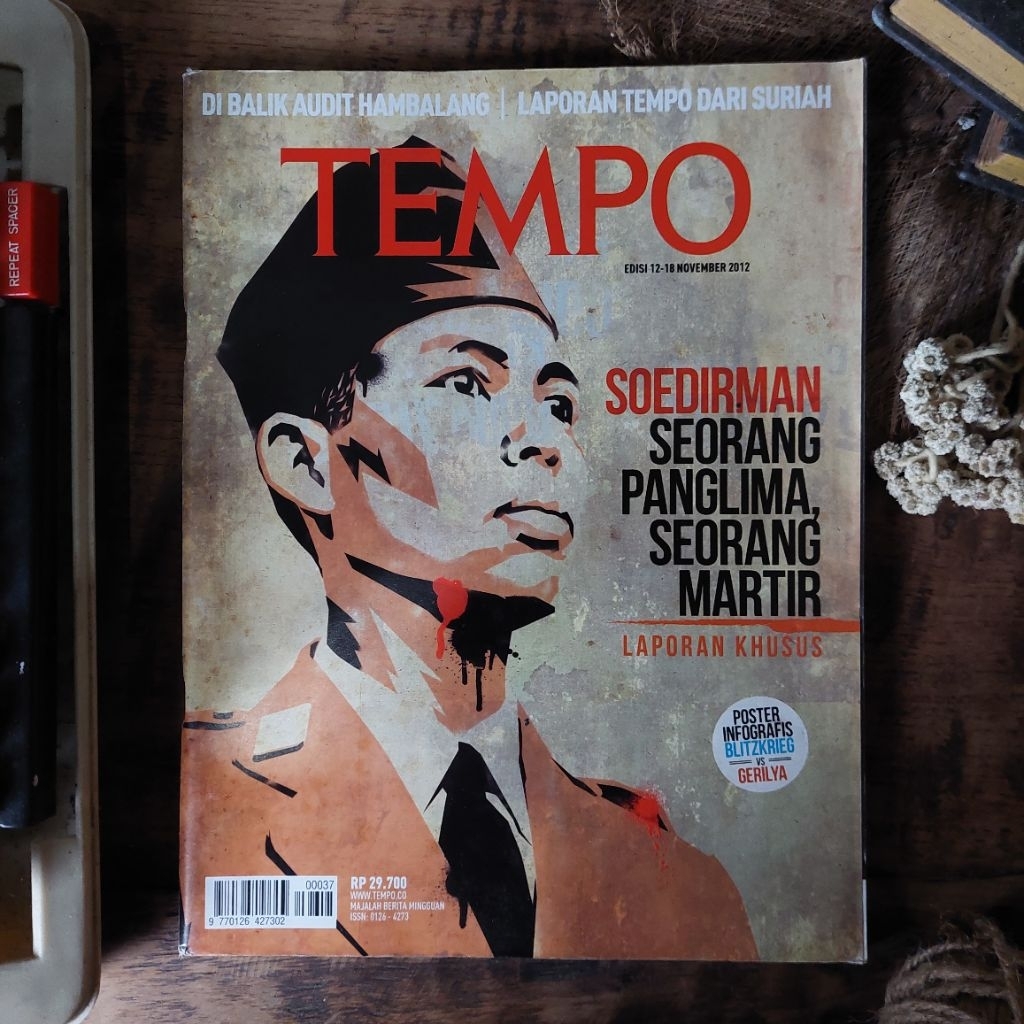SOEDIRMAN SEORANG PANGLIMA, SEORANG MARTIR Majalah Tempo Edisi Khusus 2012 [ORIGINAL]