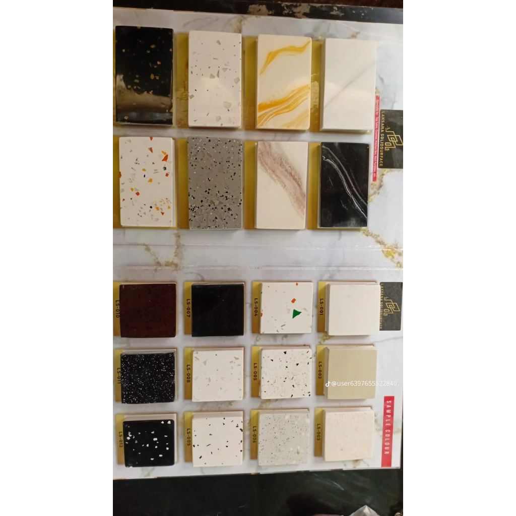 SOLID SURFACE TOP TABLE MINI BAR MEJA MEETING