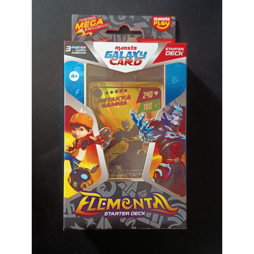 Kartu Boboiboy Monsta Galaxy Card Starter Deck Elemental