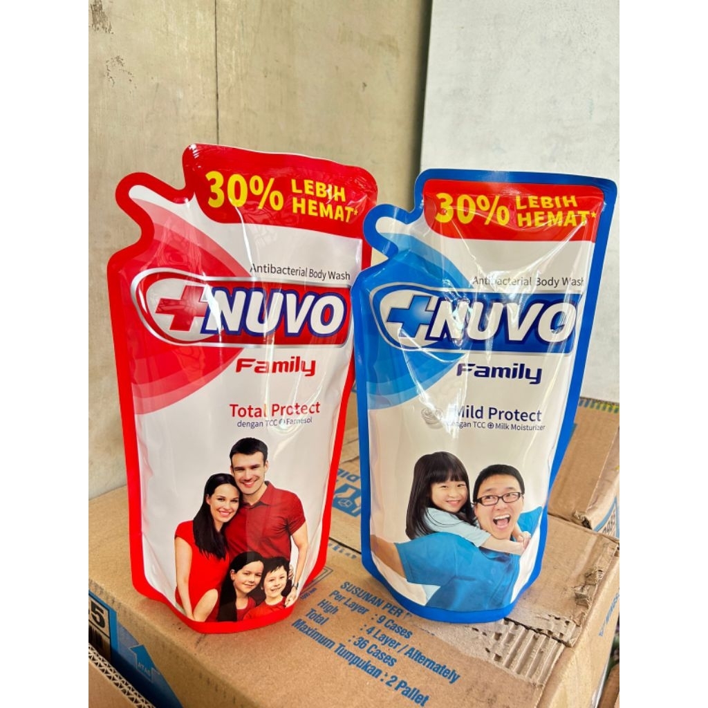 Nuvo Bodywash 825ml/ Sabun Mandi Cair Nuvo 825ml