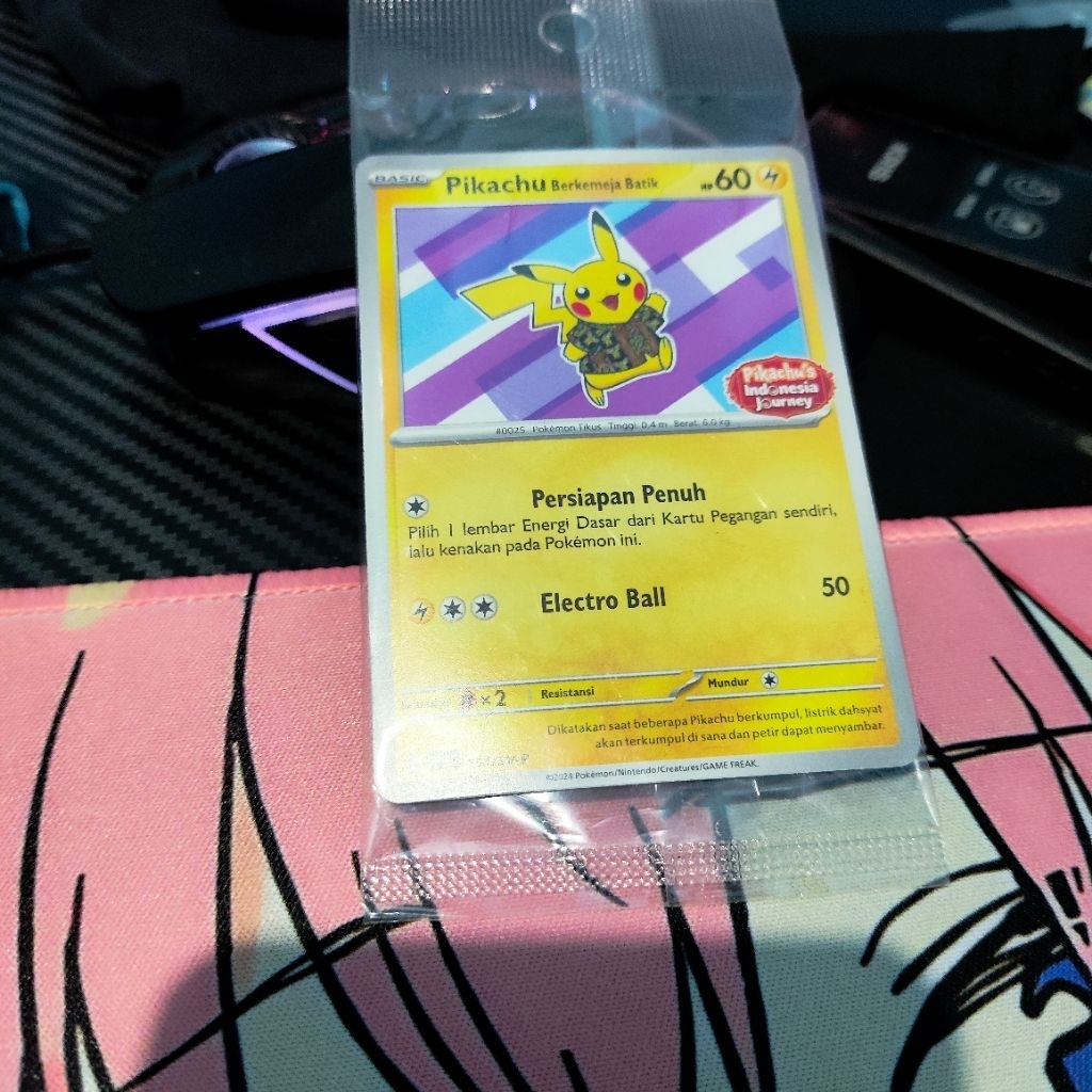 Pikachu Berkemeja Batik 154/sv-p
