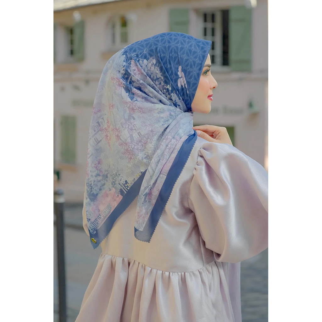 Buttonscarves parisian voile square