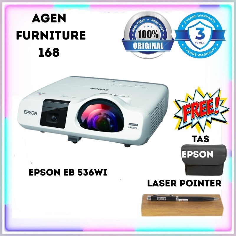 Proyektor Epson EB-536wi made in singapore original projector