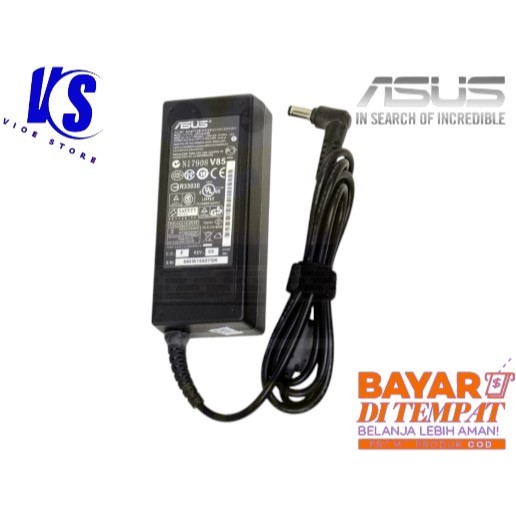 Adaptor Charger Original Asus X451 X451C X451CA 19V 3.42a BONUS KABEL POWER