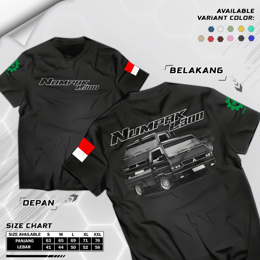 Kaos Driver L300 Original Premium Combed 30S