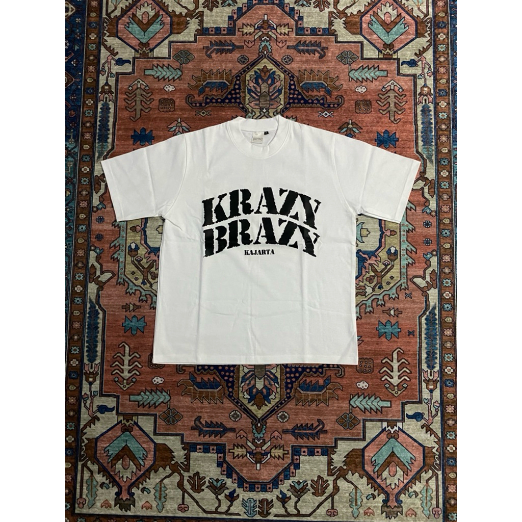 T-SHIRT KRAZY BRAZY WHITE
