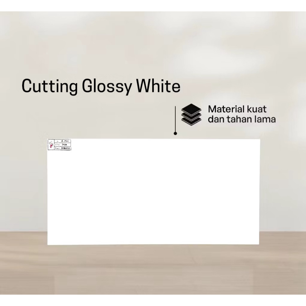 keramik dinding cutting 30x60 putih polos