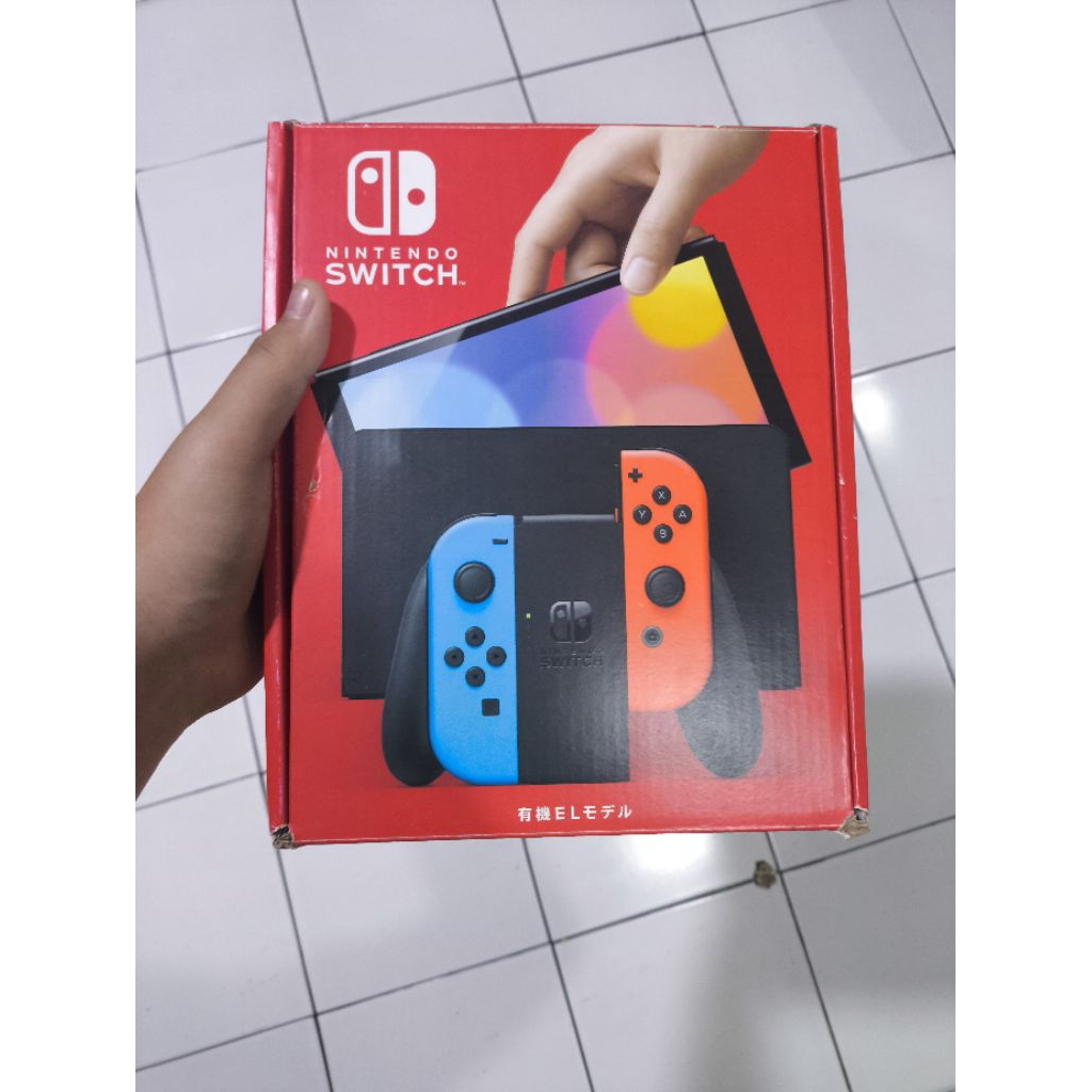 switch oled bekas + game