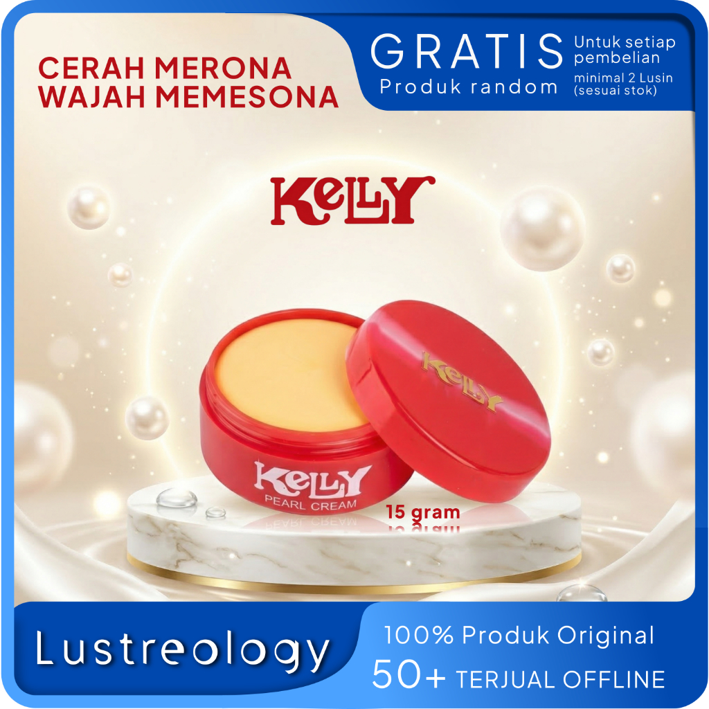 Kelly Cream 15g Original 100% BPOM - Krim Pencerah & Penghilang Flek Hitam