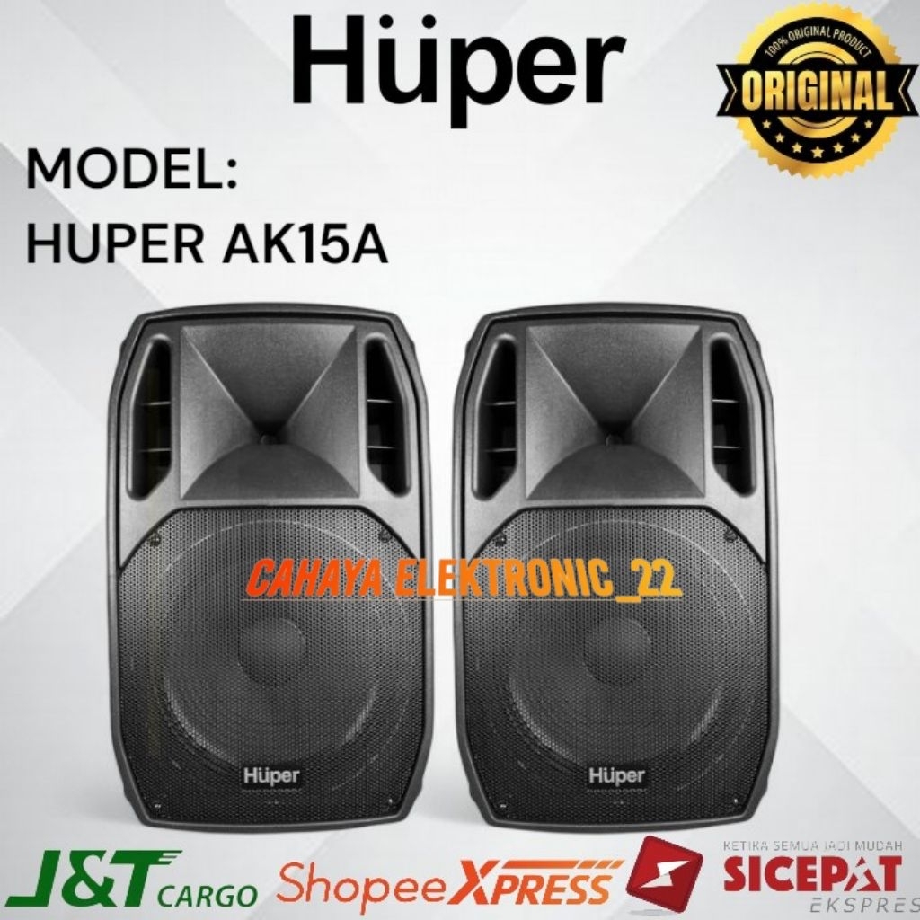 Speaker Aktif Huper AK 15A / AK15A  Huper Original  Harga 1PCS