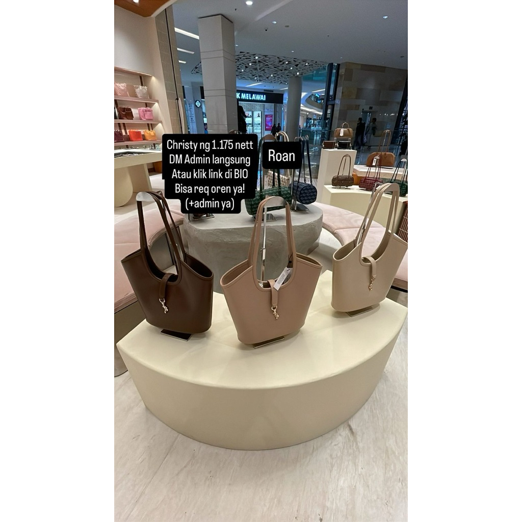 Roan bags Tas wanita Shoulder Christy Ng original
