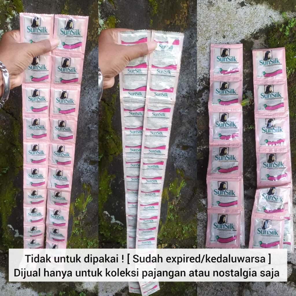 [ TIDAK UNTUK DIPAKAI ] KOLEKSI PRODUK JADUL TAHUN 1998 SHAMPOO SUNSILK HANYA UNTUK PAJANGAN SAJA