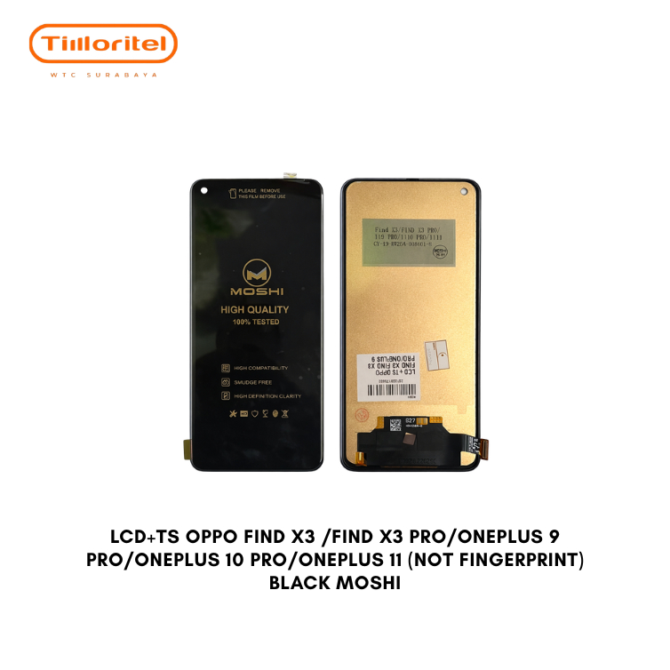 Lcd  Find X3 /Find X3 Pro/Oneplus 9 Pro/Oneplus 10 Pro/Oneplus 11 Black Fullset Touchscreen