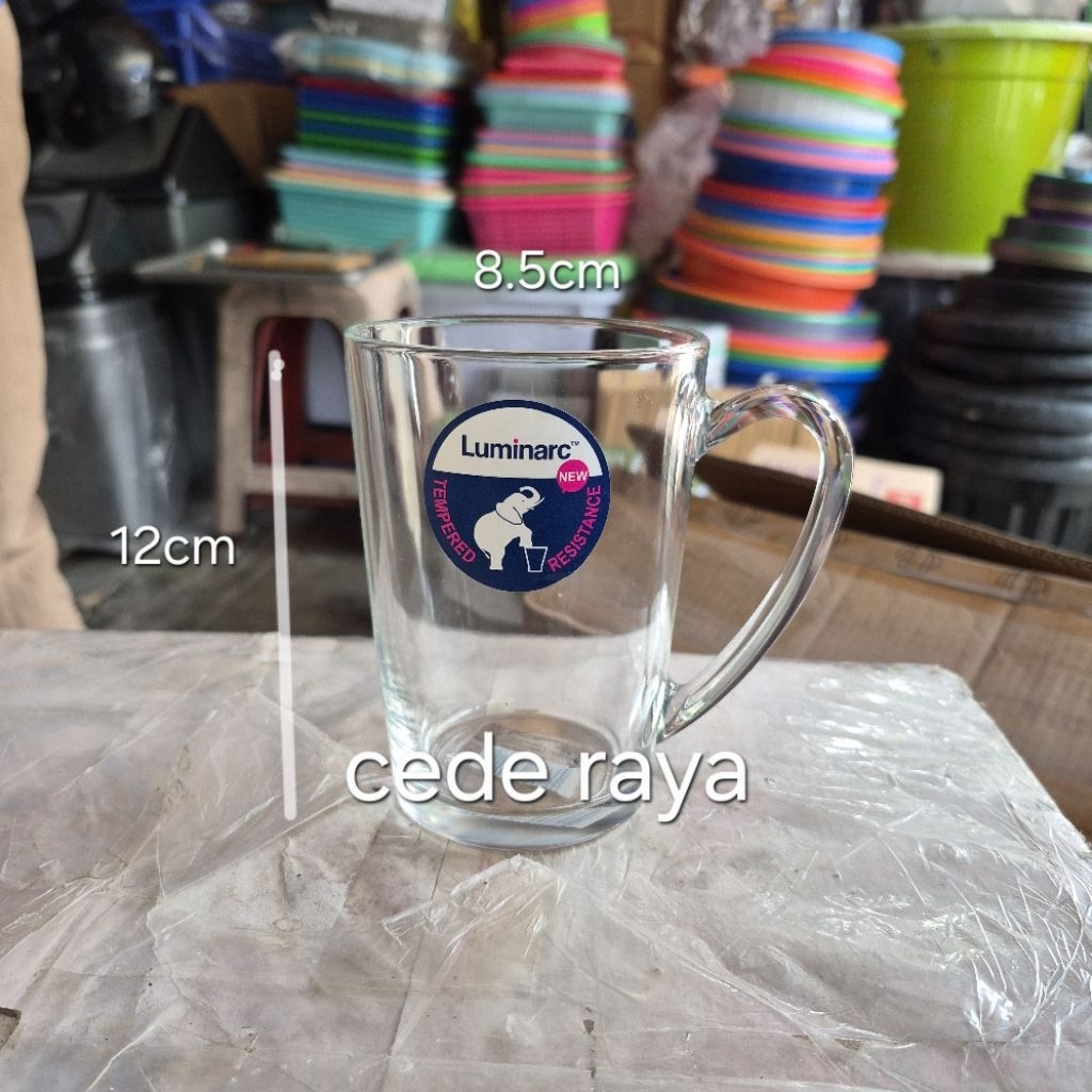 gelas / cangkir / mug kaca luminarc rhone circle 450 ml