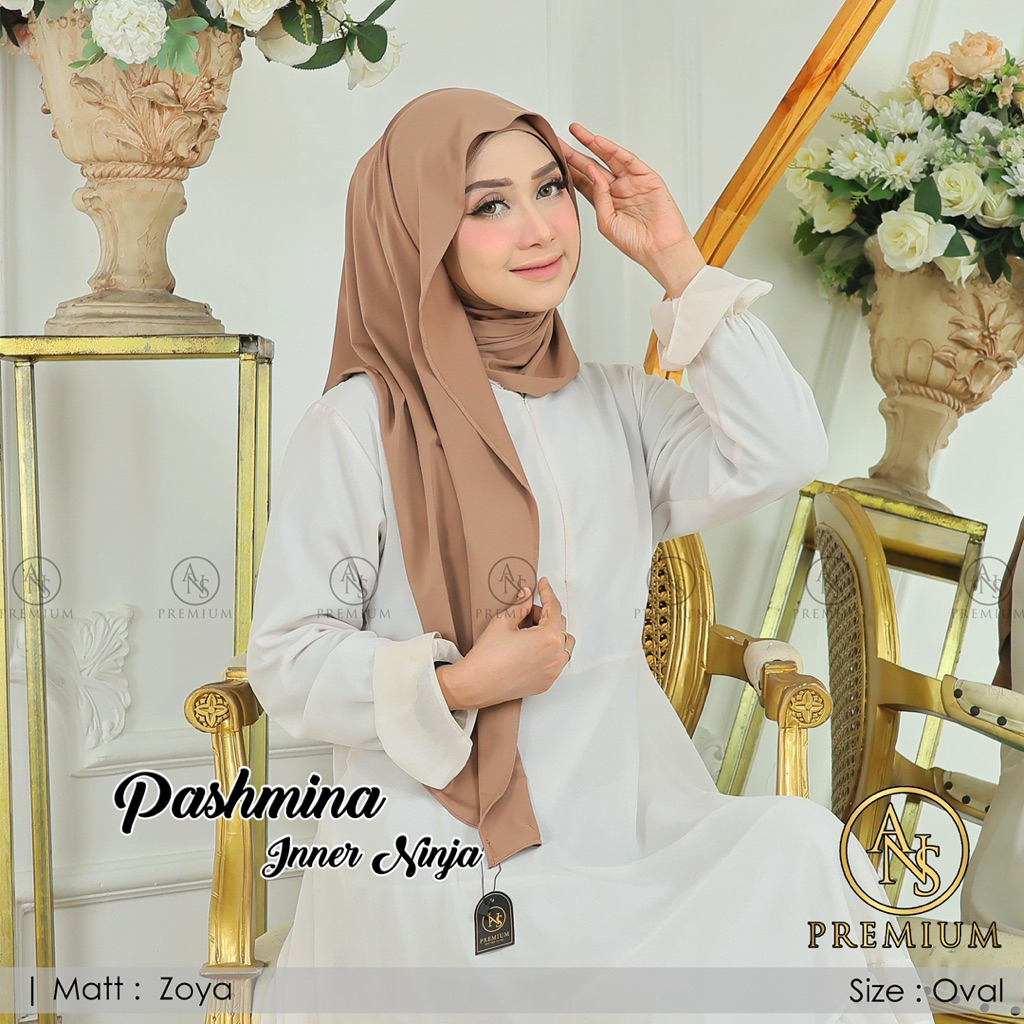 [Grosir/5Pcs]Annisa hijab-Pasher Zoya By ANS Include Inner Sambung