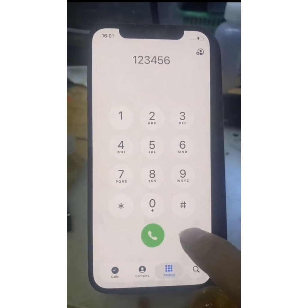 Lcd Iphone 12 / 12 pro Copotan Repair Glass
