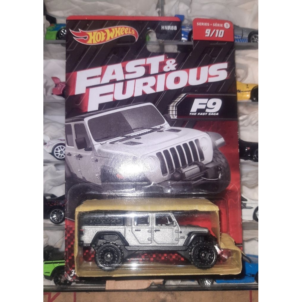 Hot Wheels Jeep Gladiator F9 Fast & Furious ( Bubble Crack/Sundul )