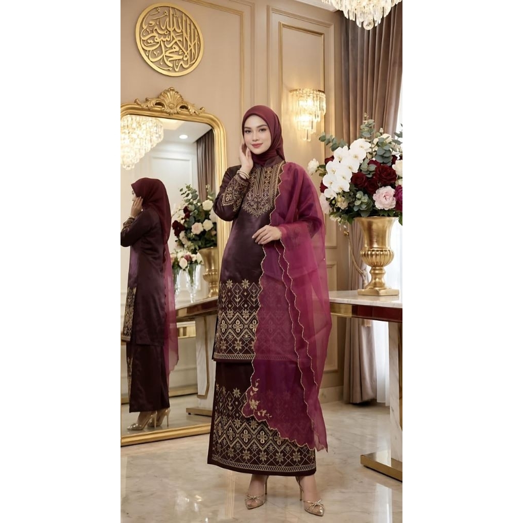 Kebaya bordir kebaya tunik set rok kebaya selendang kebaya jumbo