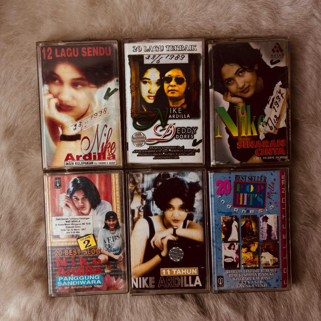 Kaset Pita NIKE ARDILLA Original Jejak Legenda Lady Rock Indonesia / Sinaran Cinta / Ingin Kulupakan