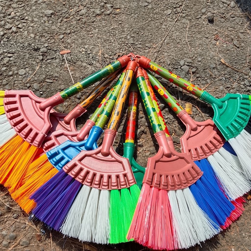SJ Sapu Kecil Unyil Mobil Sapu Senar Sapu Nylon Multifungsi Untuk Area Sulit Terjangkau
