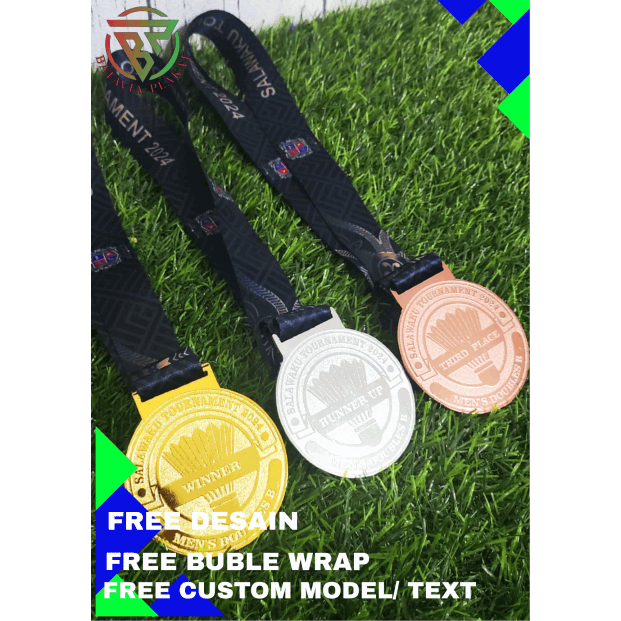 Medali Kuningan Custom Premium  - Jual Medali Murah Berkualitas - Medali Penghargaan & Souvenir Cust