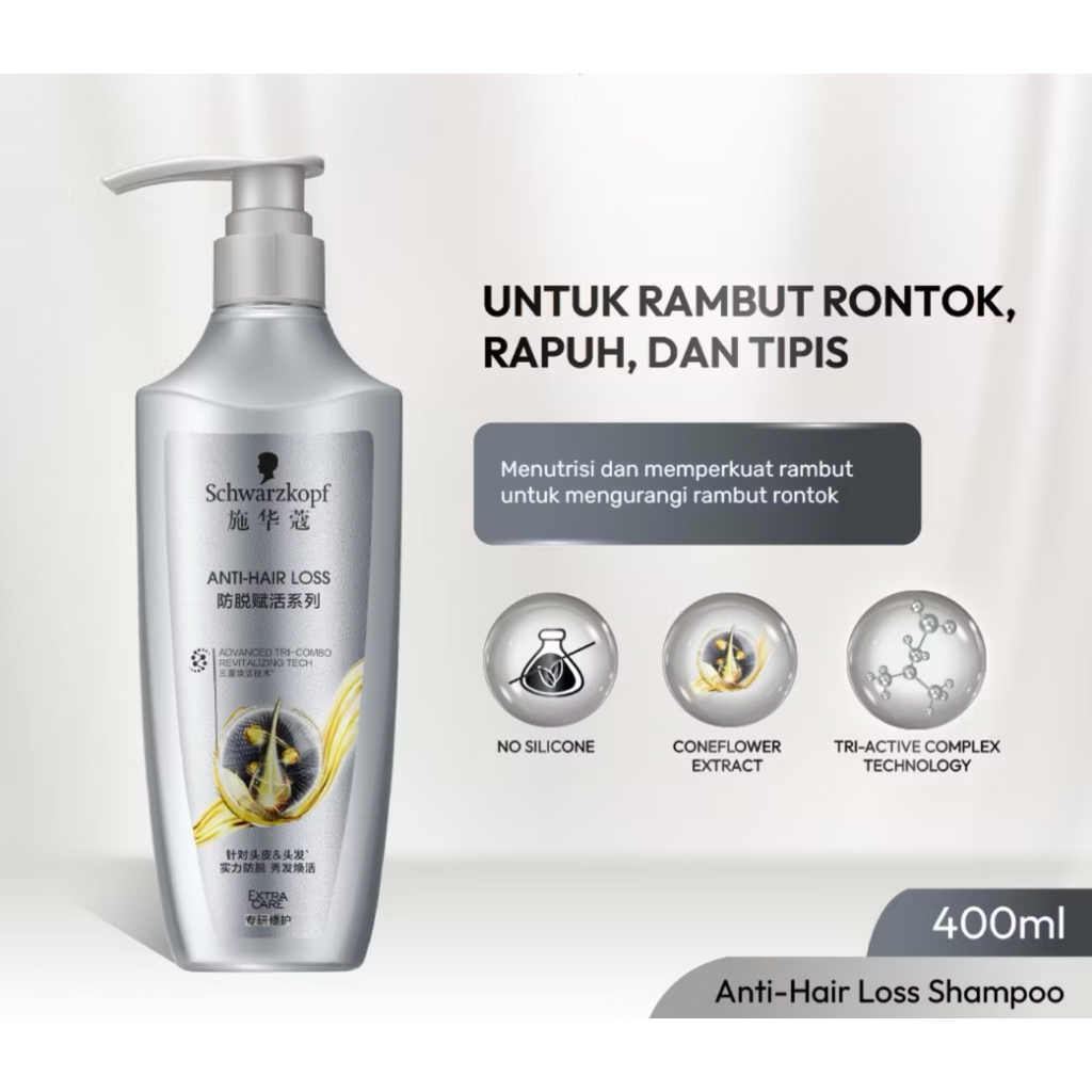 Shampoo Schwarzkopf anti hair loss 400ml