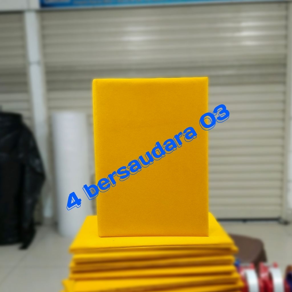 MAP UPACARA WARNA KUNING POLOS UKURAN:F4 BAHAN BERKUALITAS READY STOK