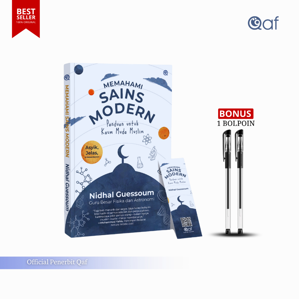 Penerbit Qaf - Buku Memahami Sains Modern – Nidhal Guessoum | Buku Sains & Pemikiran Islam | Bonus B