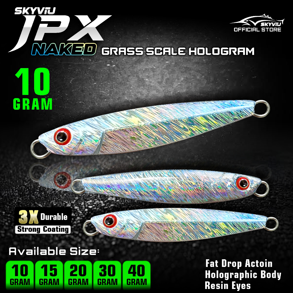 Micro Jig 10 Gram SKYVIU JPX Metal Jig 10gr Mikro Jig 10gram Ultralight Fishing Lures 10g Umpan Jigg