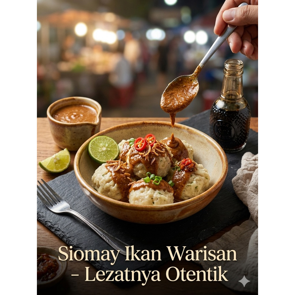 Siomay Bandung Siomay Ikan tenggiri Bumbu kacang