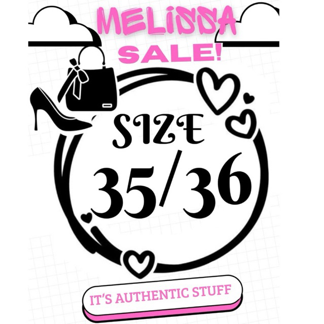 SALE MELISSA ORIGINAL SIZE 35/36