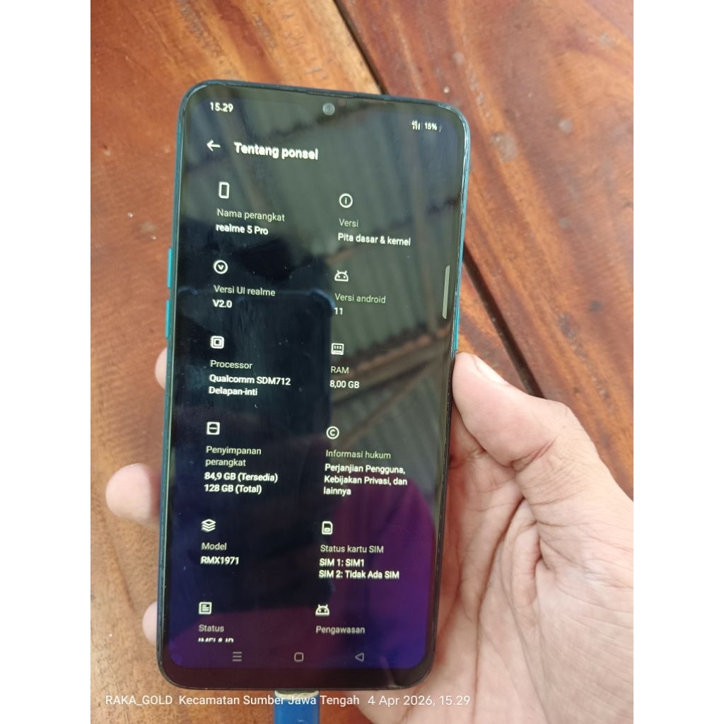 realme 5 pro 8/128 Snapdragon 712